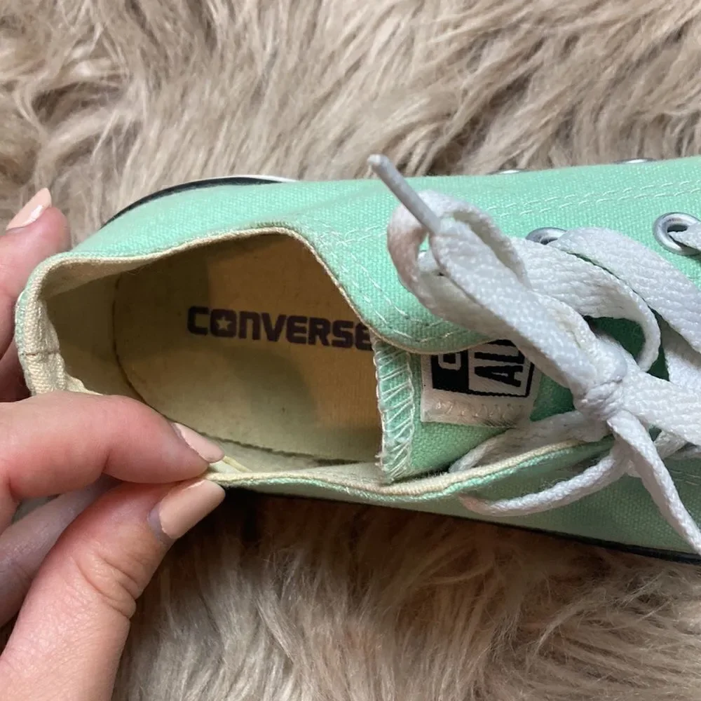 Converse All Star Kids Unisex Light Green Sneakers